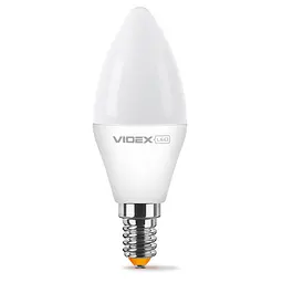 Лампочка Videx LED C37e 7W E14 3000K 220V (VL-C37e-07143) - мініатюра 1
