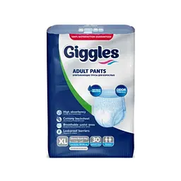 Підгузки для дорослих Giggles Extra Large 120-170 см 30 шт (8680131205011)