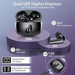 Бездротові навушники Bluetooth - мініатюра 5