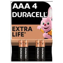Батарейка DURACELL LR3(AAA) blister 4 (4/40) (АРТ1551)