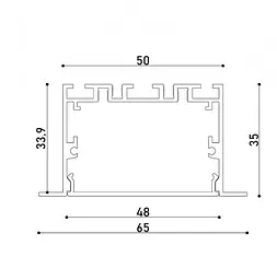LED профіль з розсіювачем PC, 3м KLOODI KLP5035 3 - мініатюра 2