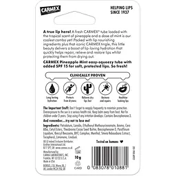 Бальзам для губ Carmex зі смаком ананаса та м'яти 10 г - мініатюра 3