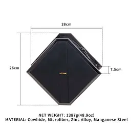 Сумка для секс-іграшок LOCKINK Mysterious Square Kink Bag, чорна, набір для бондажу в комплекті - мініатюра 8