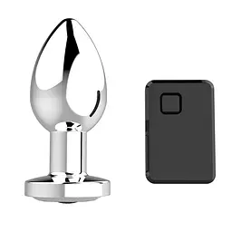 Анальна пробка з вібро Rechargeable Butt Plug USB 10 Functions - Silver Boss Series 22-00053 95514 - мініатюра 2