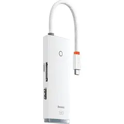 Док-станція-концентратор хаб Baseus Lite Series 6-port Hub 20 см (WKQX040002)