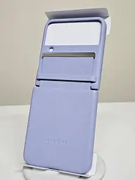 Чохол шкіряний оригінальний Leather Cover EF-VF721LLEGUA для Samsung Galaxy Z Flip4 Lavender - мініатюра 5