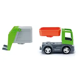 Машинка Efko MultiGO Сміттєвоз 2 в 1, салатовий з сірим (27053) - мініатюра 2