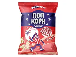 Попкорн BOOMZA Бекон пакет 120г