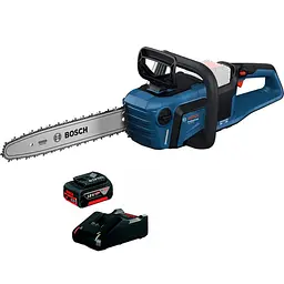 Акумуляторна ланцюгова пила Bosch GKE 18V-40 Professional, 1 акб GBA 18V 4.0Ah і з/п GAL 18V-40