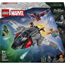 Конструктор LEGO Super Heroes Marvel Месники: Судний день Квінджет 433 ел. (76347) - мініатюра 3