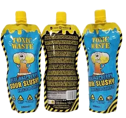 Напій Toxic Waste Blue Raspberry Sour Slushy 250 мл - мініатюра 5