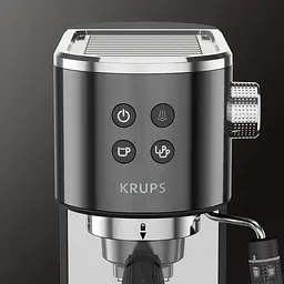 Кавоварка ріжкова Virtuoso + 1л, мелена, ручний капучинатор, 15 бар, чорний Krups kuh0015246 - мініатюра 4