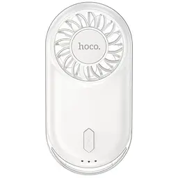 Портативний вентилятор Hoco HX611 ultra-thin pocket 900 mAh Milky White