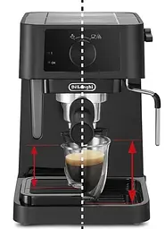 Кавоварка ріжкова Delonghi Stilosa EC 230.BK [65625] - мініатюра 3