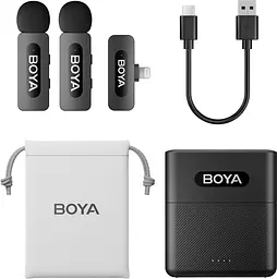 Мікрофон Boya BY-V3 Lightning Black (BY-V3) - мініатюра 2