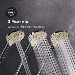 Душова система ShowerSpot з термостатом AM.PM F0780400 Like - мініатюра 4