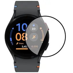 Полімерна плівка 3D (full glue) (тех.пак) для Samsung Galaxy Watch FE 40mm Чорний