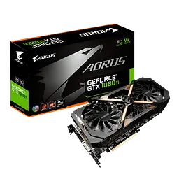 Відеокарта GeForce GTX 1080 Ti 11GB Gigabyte Aorus (GV-N108TAORUS-11GD) Б/В