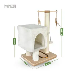 Happet Кігтеточка для кішок, 64x40x30 см (CT04) - мініатюра 3