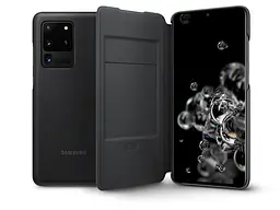 Чохол-книжка Smart LED Wallet View Cover EF-NG988PBEGRU для Samsung Galaxy S20 Ultra (6.9") Чорний - мініатюра 3
