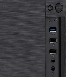 2E Корпус Basis RD8603U-400 з БЖ 2E ATX400W, 1xUSB3.0, 2xUSB2.0, VGA 320мм, mATX, чорний - мініатюра 10