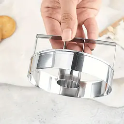 Форма для пончиків та донатів з нержавіючої сталі з ручкою, Kitchen Master 87340 - мініатюра 2