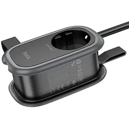 Фільтр HOCO NS7 на 1 розетку + 2 USB + USB-C, 20W, кабель 1.1 м, 220В, Black, Box - мініатюра 3
