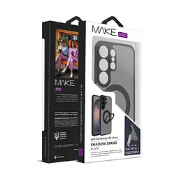 Чохол MAKE Samsung S26 Ultra Shadow Stand Black - мініатюра 5