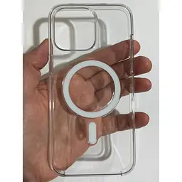 Оригінальний протиударний чохол Apple Clear Case with MagSafe для iPhone 15 Pro Max (6.7") Прозорий (MT233ZM/A) - мініатюра 4