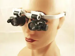 Лупа-очки бінокулярна Magnifier 9892H-3 монтажні окуляри - мініатюра 3