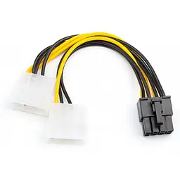 Кабель живлення Molex to Video power 8pin Atcom (8604) - мініатюра 2