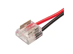 Конектор прямий для LED стрічки EUROLAMP COB 8мм IP20, 0-36V, 5A набір 5шт - мініатюра 4