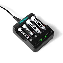Зарядний пристрій N401 Black 4 x AA/AAA Ni-MH/Cd (300 mAh 2.96V) Videx teh0028621 - мініатюра 5