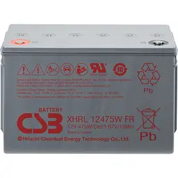 Акумулятор CSB AGM 12V (12V/118.8Ah/1425.6Wh) (XHRL12475WFR) [154020] - мініатюра 1