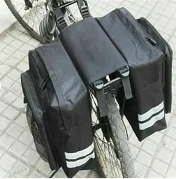 Велосипедна сумка на багажник велоштани Korbi S1645289 25L Чорний - мініатюра 2