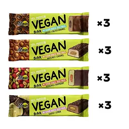 Батончик Vegan Bar БЛОК 12*50 грам - МІКС СМАКІВ FitWin vit0003637