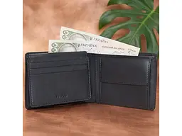 Чоловічий портмоне з натуральної шкіри Cortina 5051 nero Чорне 12,5х9,5 см TONY PEROTTI acs0032352 - мініатюра 5