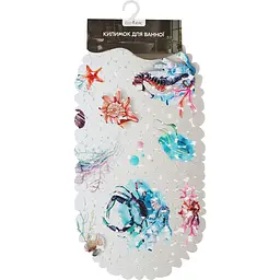 Килимок для ванної Eco Fabric Камінці 66х38 см фото-прінт Морське дно (6638-005) - мініатюра 3