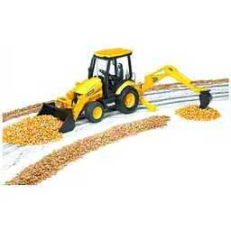Набір іграшковий Bruder Тягач MAN TGA з екскаватором JCB Midi CX (01654) - мініатюра 6