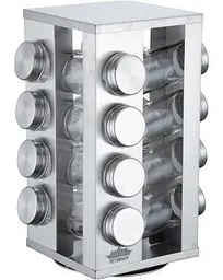 Набір для спецій Peterhof PH-12869 silver (17 предметів)