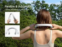 Вентилятор Jisulife Neck Fan Life3 FA14 Grey - мініатюра 8