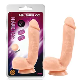 Фалоімітатор Real Touch XXX Hard On Flesh 22 см тілесний - мініатюра 6