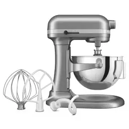 Кухонна машина KitchenAid Heavy Duty 5,2 л 5KSM55SXXECU з підйомною чашею, сріблястий - мініатюра 4