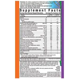 Мультивітаміни для дітей Bluebonnet Nutrition Rainforest Animalz зі смаком апельсину 90 цукерок - мініатюра 2
