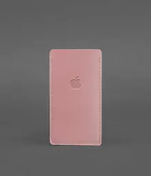 Шкіряний чохол для iPhone 12 Рожевий - мініатюра 2