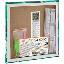 Алмазна картина на полотні Grafix Тигр 30х30 см (260008) - мініатюра 2