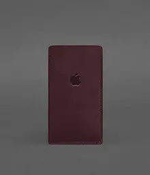 Шкіряний чохол для iPhone 11 Бордовий Crazy Horse - мініатюра 2