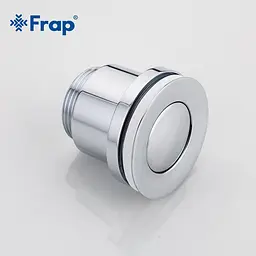 Донний клапан Frap F61, автомат, 1 1/4", хром, Хром - мініатюра 3