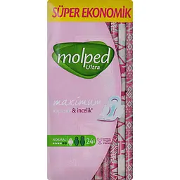 Гігієнічні прокладки Molped Ultra normal s.eco 4 краплі  24 шт.