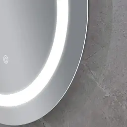 Дзеркало Mixxus PLAIN MC03-60 з LED Touch, Anti-fog, димером, регулюванням яскравості (MI6662) - мініатюра 6